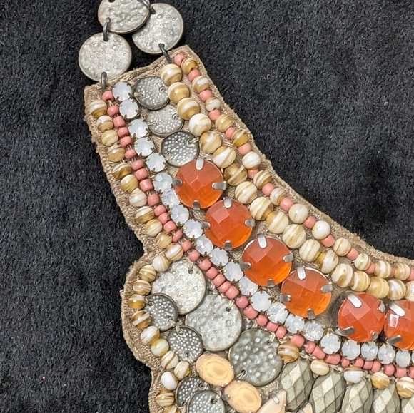 Chico's Carla Vintage Bib Style Necklace - Picture 4 of 10